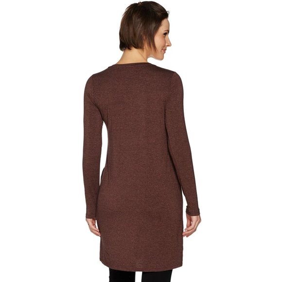 Lori Goldstein Petite Jaspe Knit Tunic XLP P3691 - Picture 4 of 4